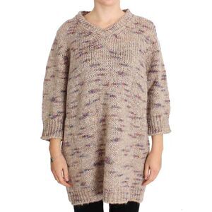 PINK MEMORIES Multicolor Knitwear Pullover Sweater Women Beige Sweaters